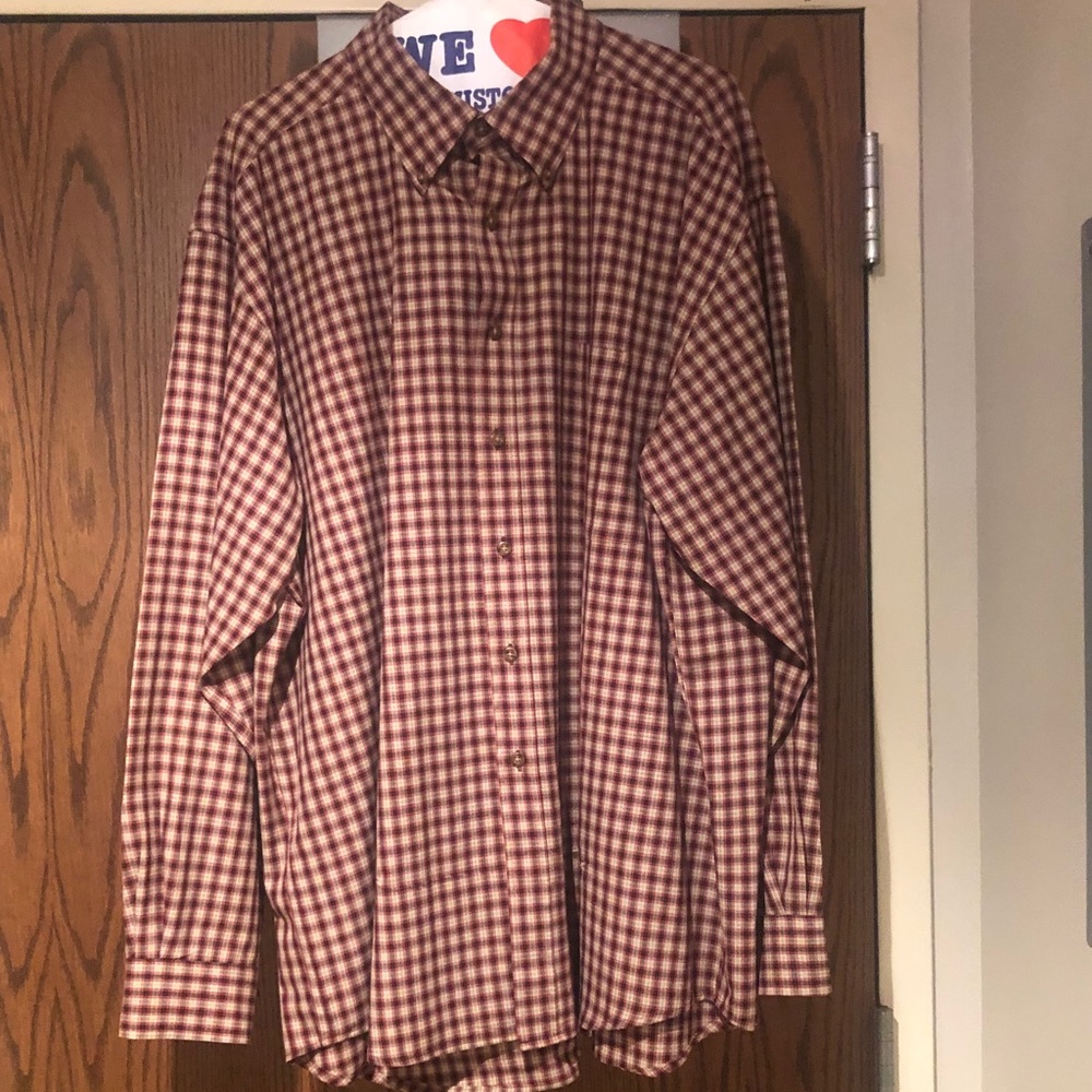 Sir Pendleton button down plaid men’s dress shirt